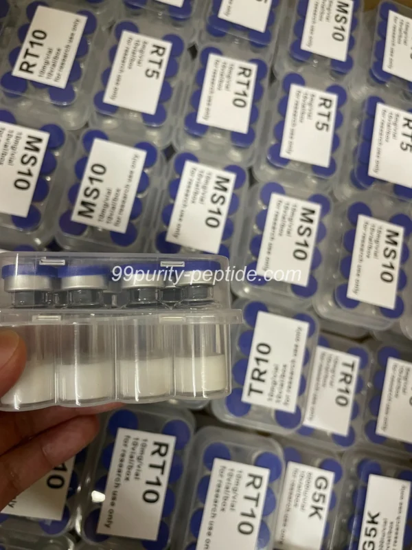 Handheld Bronchogen 20mg vial at our warehouse, showcasing authentic repair research stock.