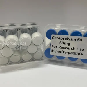 Detailed view of Cerebrolysin formulation purity, optimized for professional neuro studies.