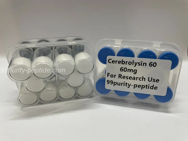 Detailed view of Cerebrolysin formulation purity, optimized for professional neuro studies.