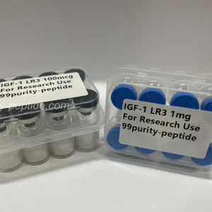 Microscopic detail of IGF-1 LR3 powder purity, verified for professional-grade research-activity.