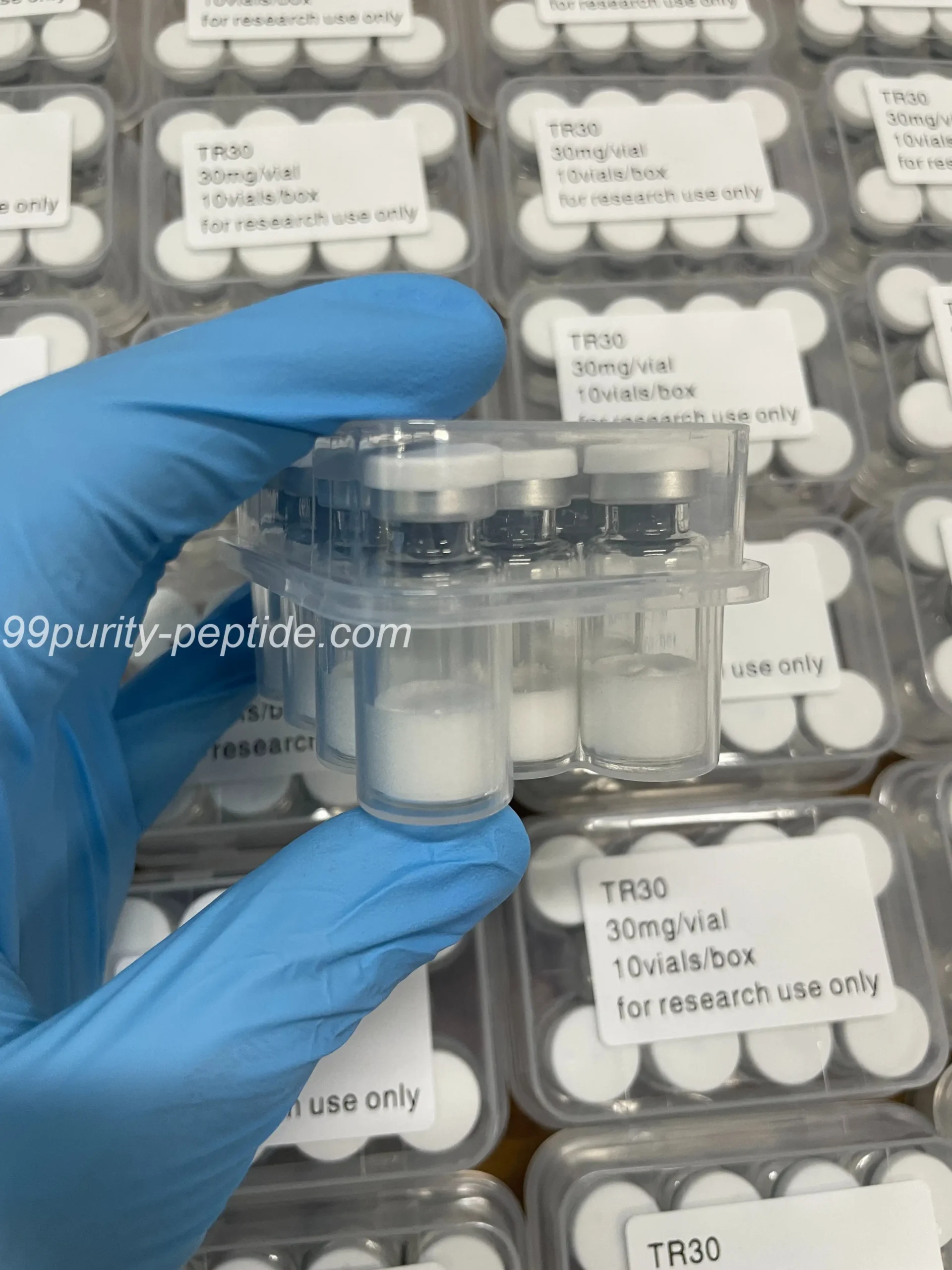 Handheld Cagrilintide 10mg vial for global fat-loss and metabolic research supply.